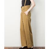 サスペンダー付きハイウェストツイルパンツ | atONE | 詳細画像12 