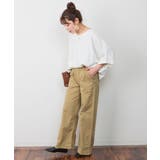 ウエストゴムストレッチツイルベイカーパンツ | atONE | 詳細画像12