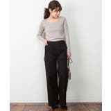 ウエストゴムストレッチツイルベイカーパンツ | atONE | 詳細画像16