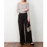 ウエストゴムストレッチツイルベイカーパンツ | atONE | 詳細画像17