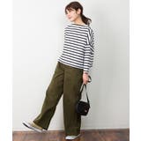 ウエストゴムストレッチツイルベイカーパンツ | atONE | 詳細画像23