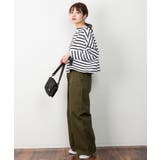 ウエストゴムストレッチツイルベイカーパンツ | atONE | 詳細画像24