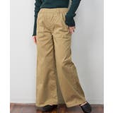 ウエストゴムストレッチツイルベイカーパンツ | atONE | 詳細画像7