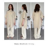 麻綿オーバーサイズシャツ | atONE | 詳細画像17