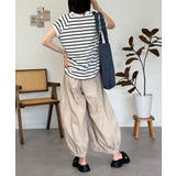 綿麻キュロットピエロパンツ | atONE | 詳細画像10 