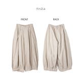 綿麻キュロットピエロパンツ | atONE | 詳細画像27 