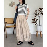 綿麻キュロットピエロパンツ | atONE | 詳細画像8 