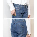 ヴェンテージ加工 テーパードデニムパンツ | atONE | 詳細画像5