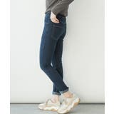 フロントジッパーデニムスキニーパンツ スリム 伸び | atONE | 詳細画像12