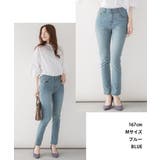 フロントジッパーデニムスキニーパンツ スリム 伸び | atONE | 詳細画像4
