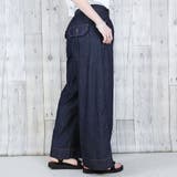 6 5ozライトオンスデニムワイドパンツ ライトオンス | atONE | 詳細画像16
