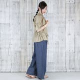 6 5ozライトオンスデニムワイドパンツ ライトオンス | atONE | 詳細画像19