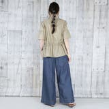 6 5ozライトオンスデニムワイドパンツ ライトオンス | atONE | 詳細画像20
