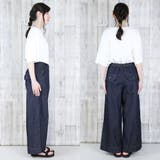 6 5ozライトオンスデニムワイドパンツ ライトオンス | atONE | 詳細画像7