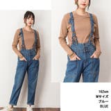 10OZオーバーオールデニムパンツ 綿100％ サロペット | atONE | 詳細画像2 