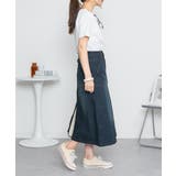 9.5OZストレッチデニムベイカースカート | atONE | 詳細画像16