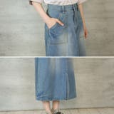 9.5OZストレッチデニムベイカースカート | atONE | 詳細画像10