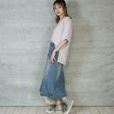 9.5OZストレッチデニムベイカースカート | atONE | 詳細画像19