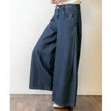 デニムバギーパンツ ゆったりだけどお洒落なワイドデニム デニム | atONE | 詳細画像19