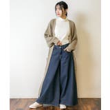 デニムバギーパンツ ゆったりだけどお洒落なワイドデニム デニム | atONE | 詳細画像23