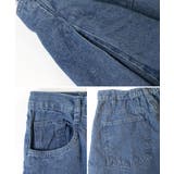 デニムバギーパンツ ゆったりだけどお洒落なワイドデニム デニム | atONE | 詳細画像5