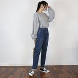 微起毛デニムテーパードパンツ デニム パンツ | atONE | 詳細画像14
