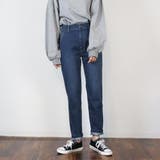 微起毛デニムテーパードパンツ デニム パンツ | atONE | 詳細画像7