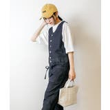 デニムノースリーブマキシパンツ レディースファッション通販 キャミ | atONE | 詳細画像12 