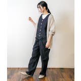 デニムノースリーブマキシパンツ レディースファッション通販 キャミ | atONE | 詳細画像16 