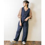 デニムノースリーブマキシパンツ レディースファッション通販 キャミ | atONE | 詳細画像24 