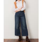 デニムワイドストレートパンツ デニム パンツ | atONE | 詳細画像18