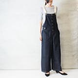 配色ショルダーデニムサロペットパンツ | atONE | 詳細画像16