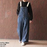 配色ショルダーデニムサロペットパンツ | atONE | 詳細画像5