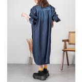 ヴィンテージ加工デニムワンピース | atONE | 詳細画像10 