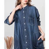 ヴィンテージ加工デニムワンピース | atONE | 詳細画像3 