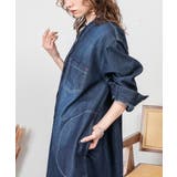 ヴィンテージ加工デニムワンピース | atONE | 詳細画像5 