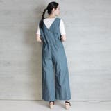 デニムVネックコンビネゾン | atONE | 詳細画像13