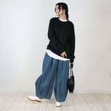 キュロットピエロデニム パンツ | atONE | 詳細画像18