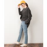 ウエストリブデニムサルエルパンツ | atONE | 詳細画像20