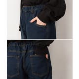 ウエストゴムテーパードデニムパンツ | atONE | 詳細画像12