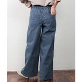 ウエストゴムストレッチデニムベイカーパンツ | atONE | 詳細画像12