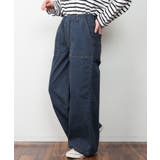 ウエストゴムストレッチデニムベイカーパンツ | atONE | 詳細画像14