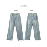 ヴィンテージ風ポケット加工セミワイドパンツ | atONE | 詳細画像27