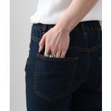 紐付きウエストゴムデニムパンツ | atONE | 詳細画像50