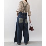 ハイウエストバギーサロペパンツ | atONE | 詳細画像12