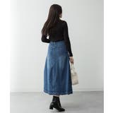 サイドタックデニムスカート | atONE | 詳細画像12