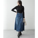 サイドタックデニムスカート | atONE | 詳細画像16