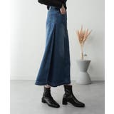 サイドタックデニムスカート | atONE | 詳細画像23