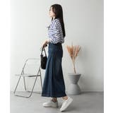 サイドタックデニムスカート | atONE | 詳細画像37