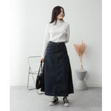 サイドタックデニムスカート | atONE | 詳細画像50